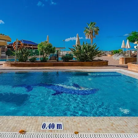 Fibre Wifi Studio Santamaria Heated Pool 200M Beach Lägenhet Costa Adeje (Tenerife)